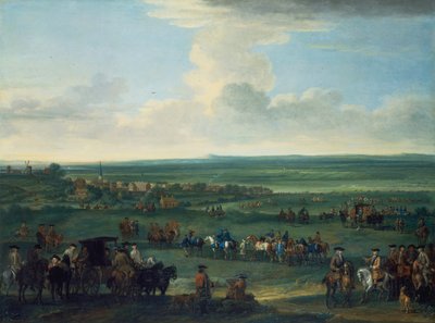 George I at Newmarket, October 4 or 5, 1717 by John Wootton